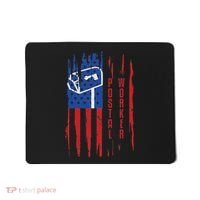 Postal Worker Patriotic Us Post Mail Carrier Man Women Mousepad thumb 0