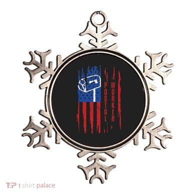 Postal Worker Patriotic Us Post Mail Carrier Man Women Ornament