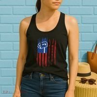 Postal Worker Patriotic Us Post Mail Carrier Man Women Women's Tank Top thumb 2