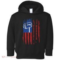 Postal Worker Patriotic Us Post Mail Carrier Man Women Toddler Hoodie thumb 0