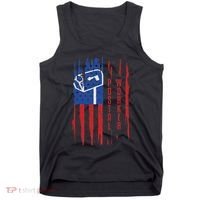 Postal Worker Patriotic Us Post Mail Carrier Man Women Tank Top thumb 0