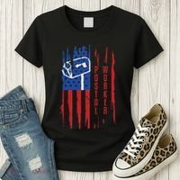 Postal Worker Patriotic Us Post Mail Carrier Man Women Women's T-Shirt thumb 3