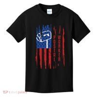 Postal Worker Patriotic Us Post Mail Carrier Man Women Kids T-Shirt thumb 0