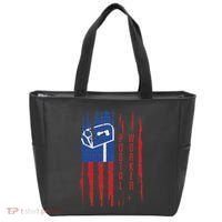 Postal Worker Patriotic Us Post Mail Carrier Man Women Tote Bag thumb 0