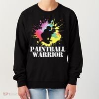 Paintball Warrior Paintball Player Birthday Party Women's Sweatshirt thumb 0