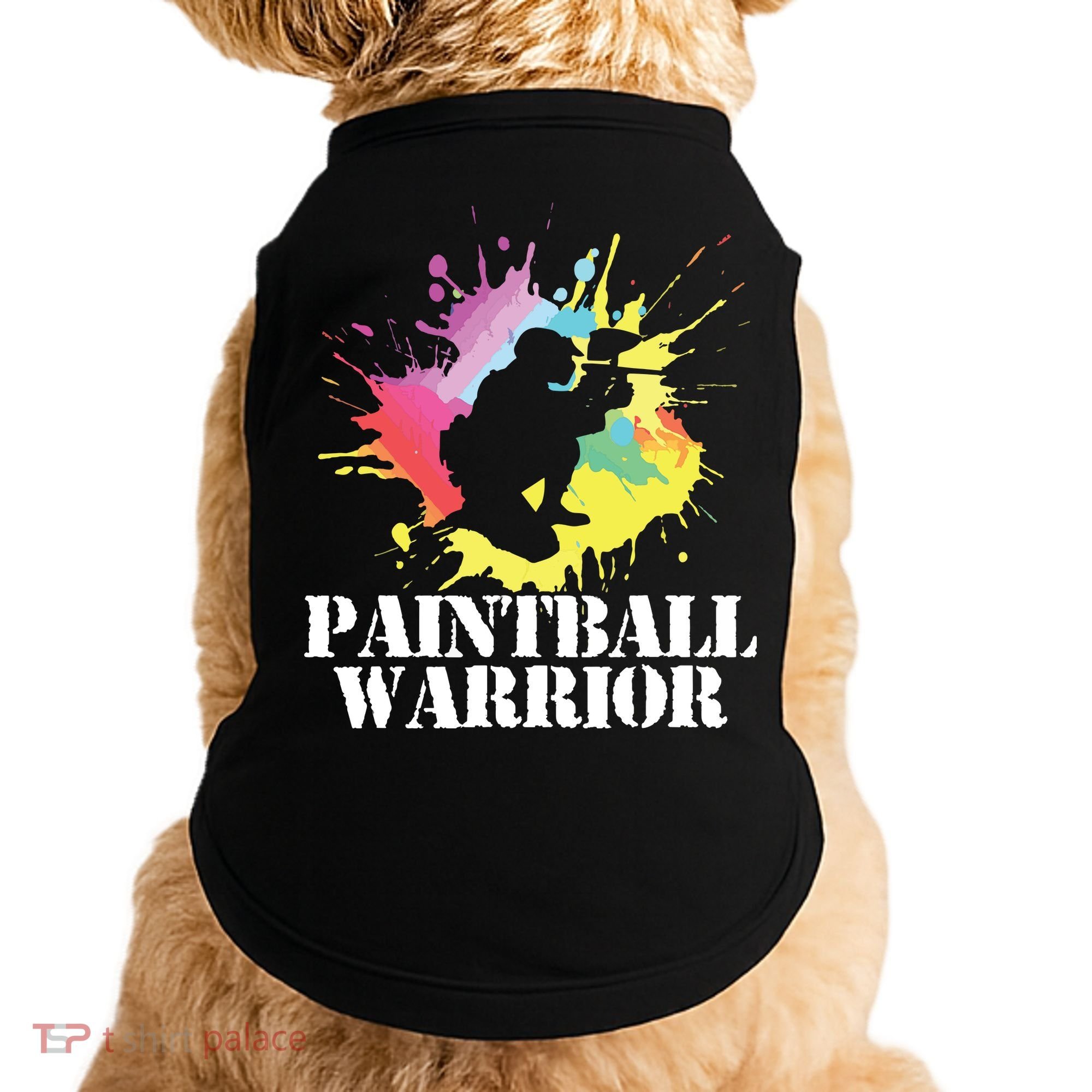 Paintball Warrior Paintball Player Birthday Party Doggie Tank