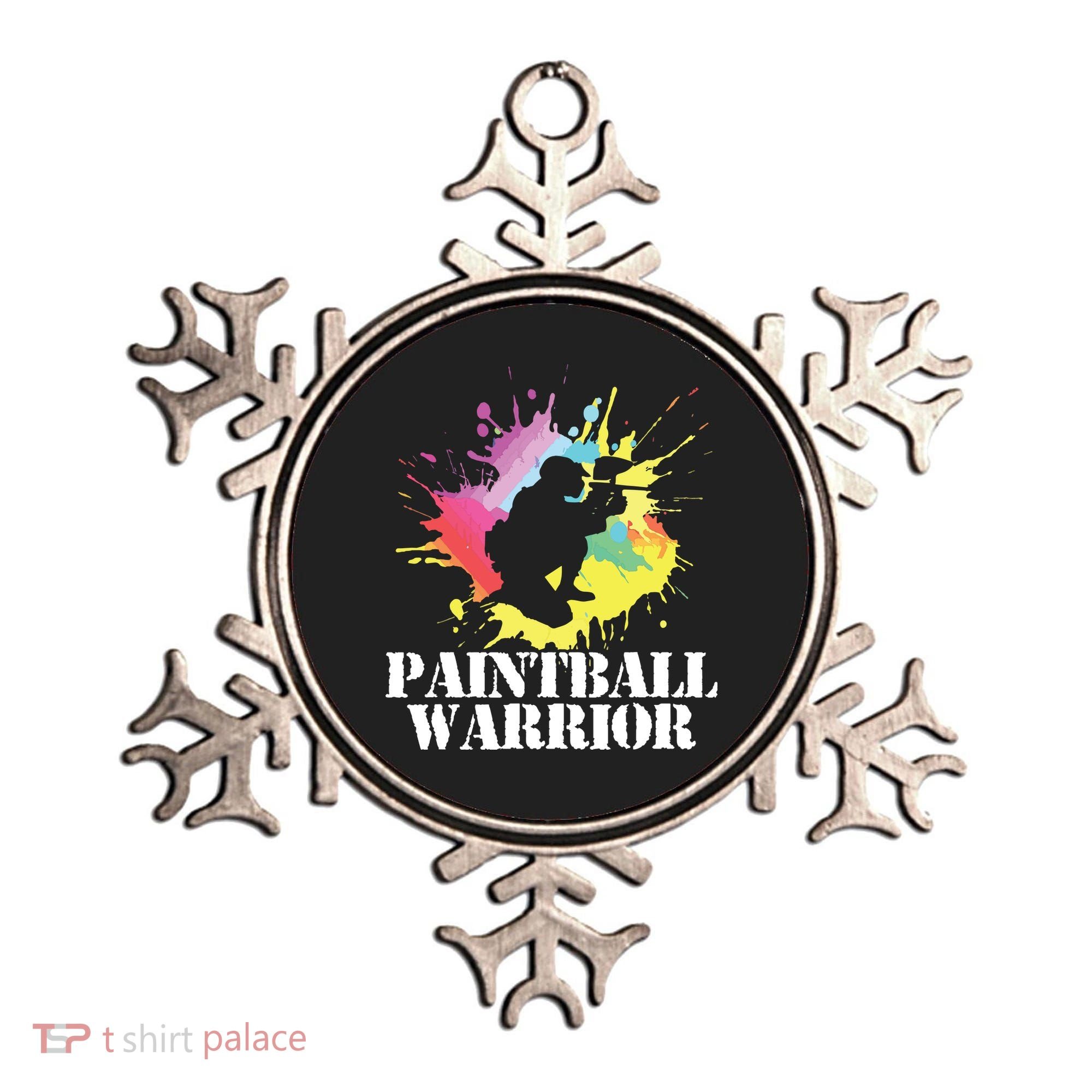 Paintball Warrior Paintball Player Birthday Party Ornament