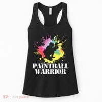 Paintball Warrior Paintball Player Birthday Party Women's Tank Top thumb 0