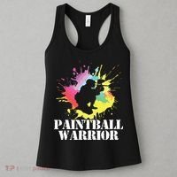 Paintball Warrior Paintball Player Birthday Party Women's Tank Top thumb 3