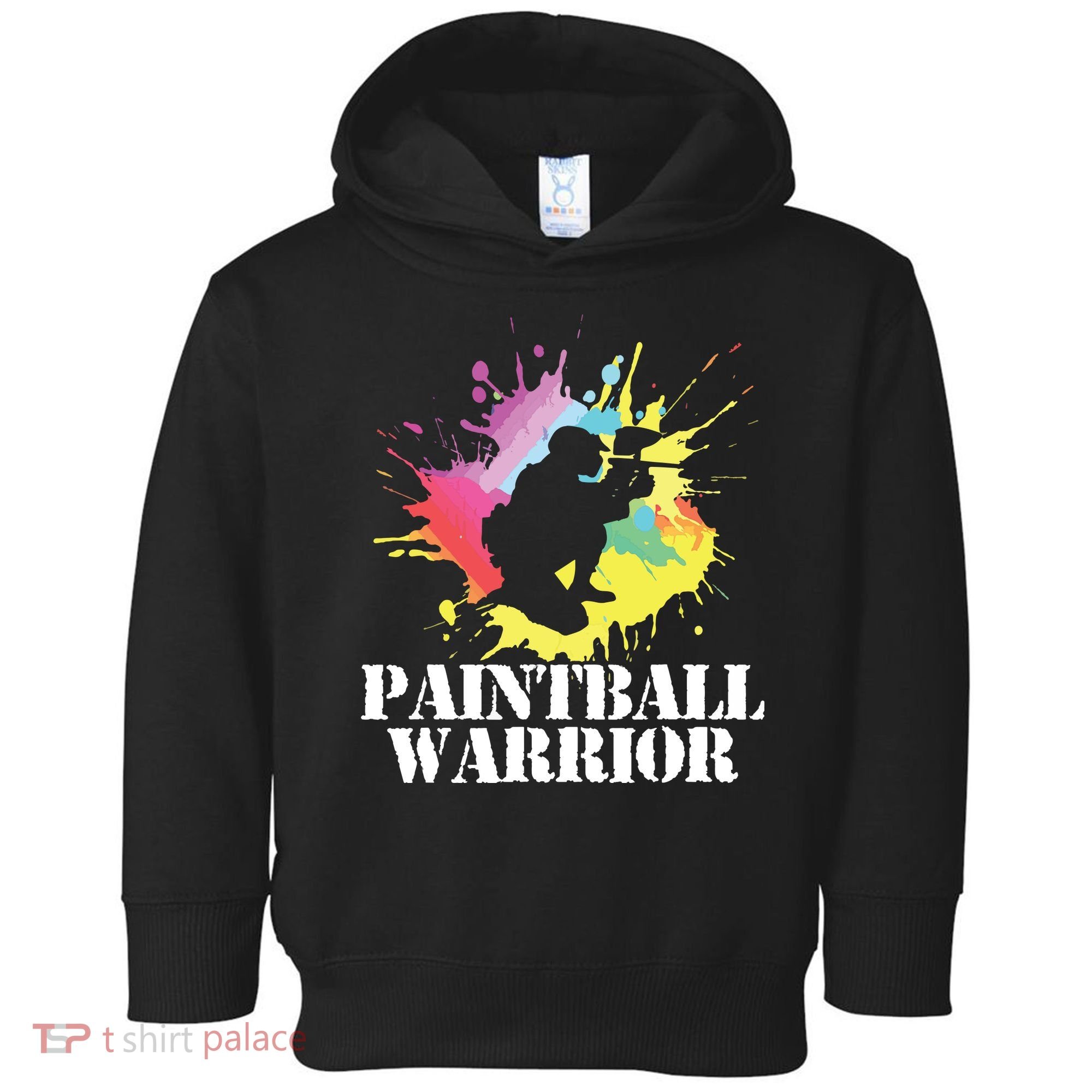 Paintball Warrior Paintball Player Birthday Party Toddler Hoodie