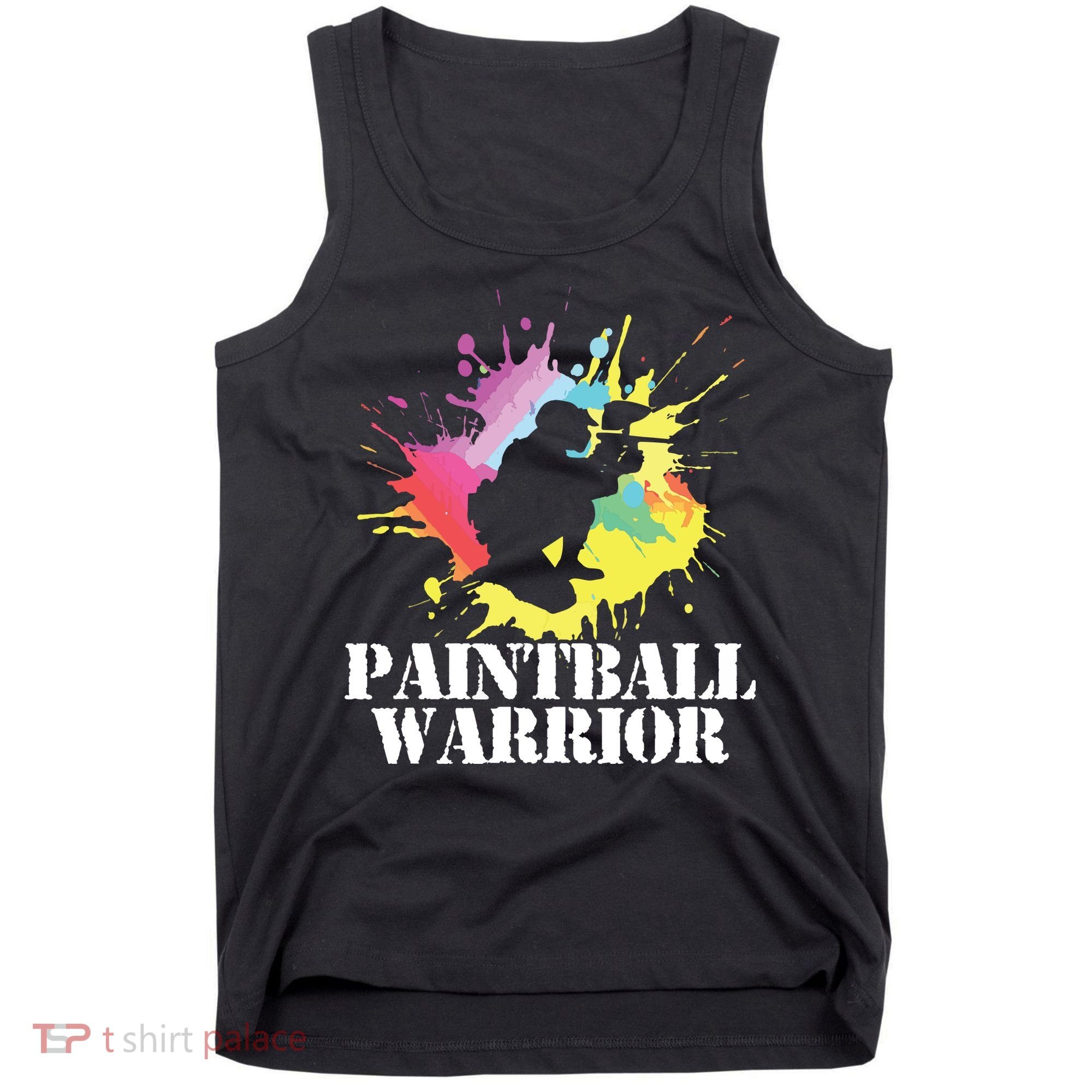 Paintball Warrior Paintball Player Birthday Party Tank Top