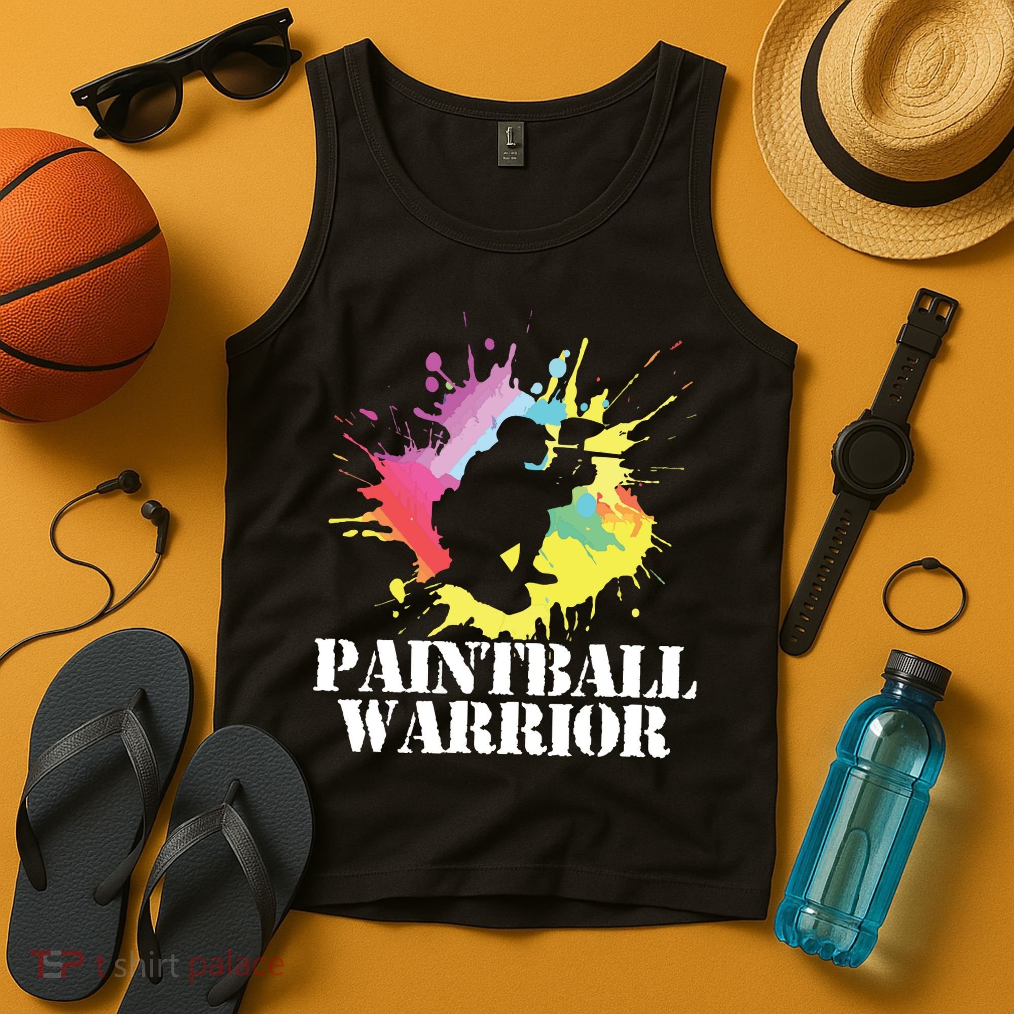 Paintball Warrior Paintball Player Birthday Party Tank Top