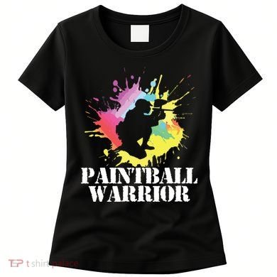 Paintball Warrior Paintball Player Birthday Party Women's T-Shirt