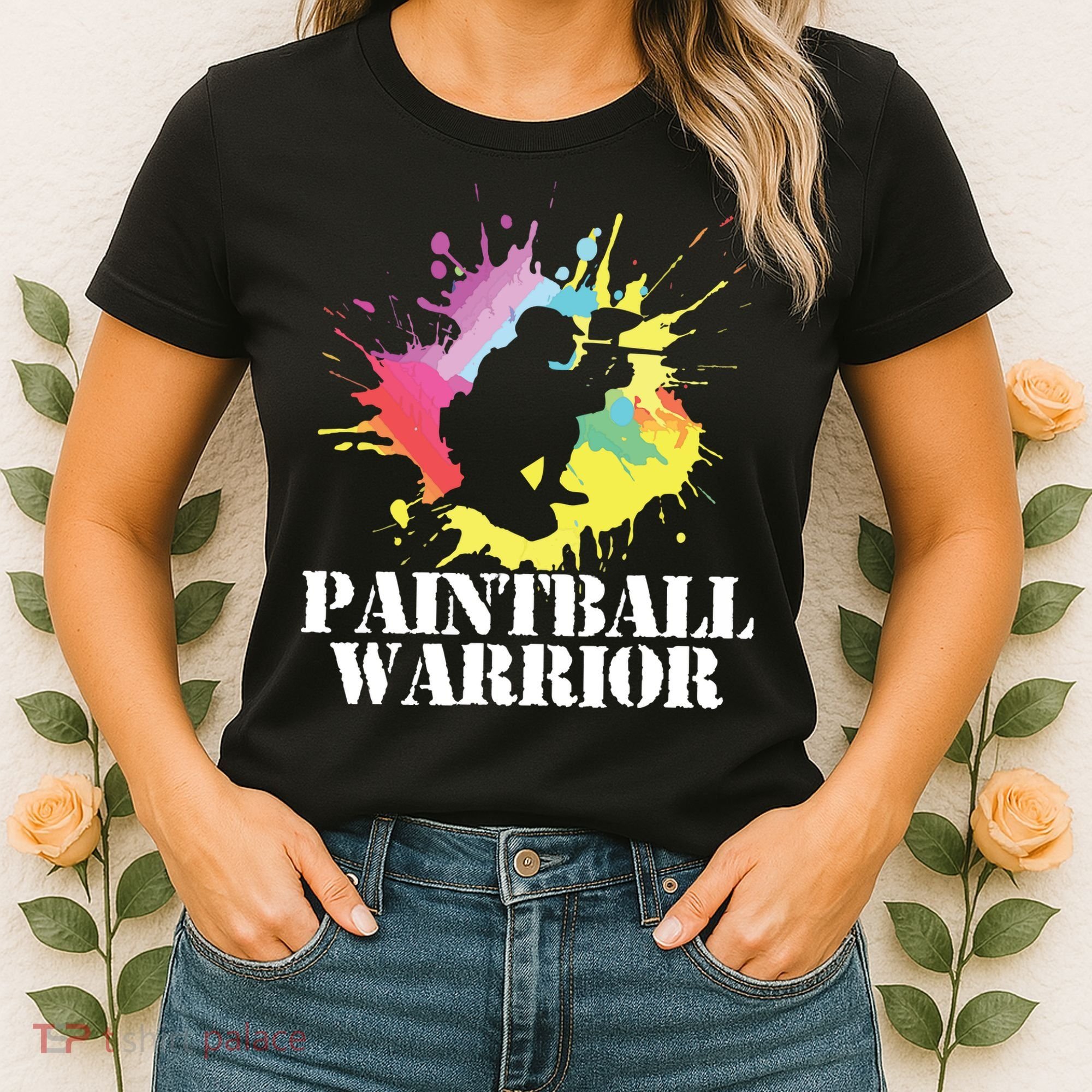 Paintball Warrior Paintball Player Birthday Party Women's T-Shirt