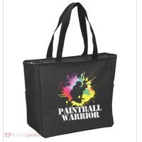 Paintball Warrior Paintball Player Birthday Party Tote Bag thumb 2