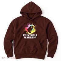 Paintball Warrior Paintball Player Birthday Party Hoodie thumb 0