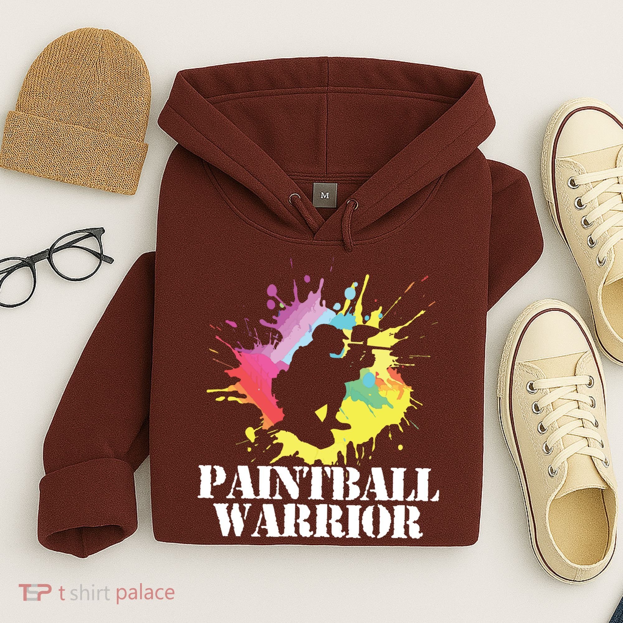 Paintball Warrior Paintball Player Birthday Party Hoodie