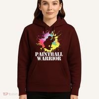 Paintball Warrior Paintball Player Birthday Party Hoodie thumb 5