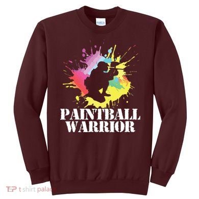 Paintball Warrior Paintball Player Birthday Party Sweatshirt