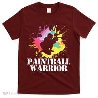 Paintball Warrior Paintball Player Birthday Party T-Shirt thumb 0