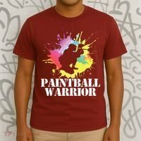 Paintball Warrior Paintball Player Birthday Party T-Shirt thumb 3