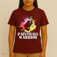 Paintball Warrior Paintball Player Birthday Party T-Shirt thumb 4