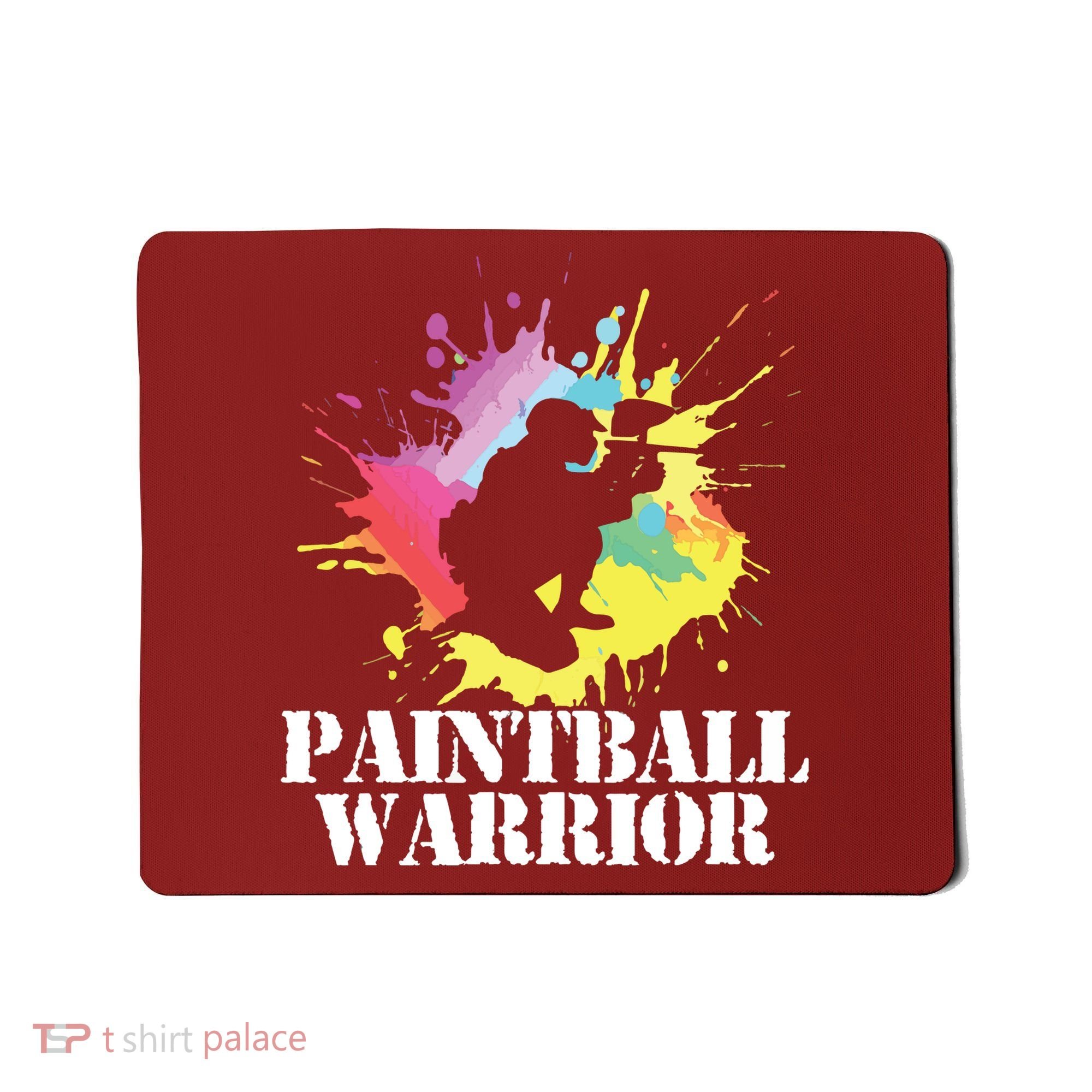 Paintball Warrior Paintball Player Birthday Party Mousepad