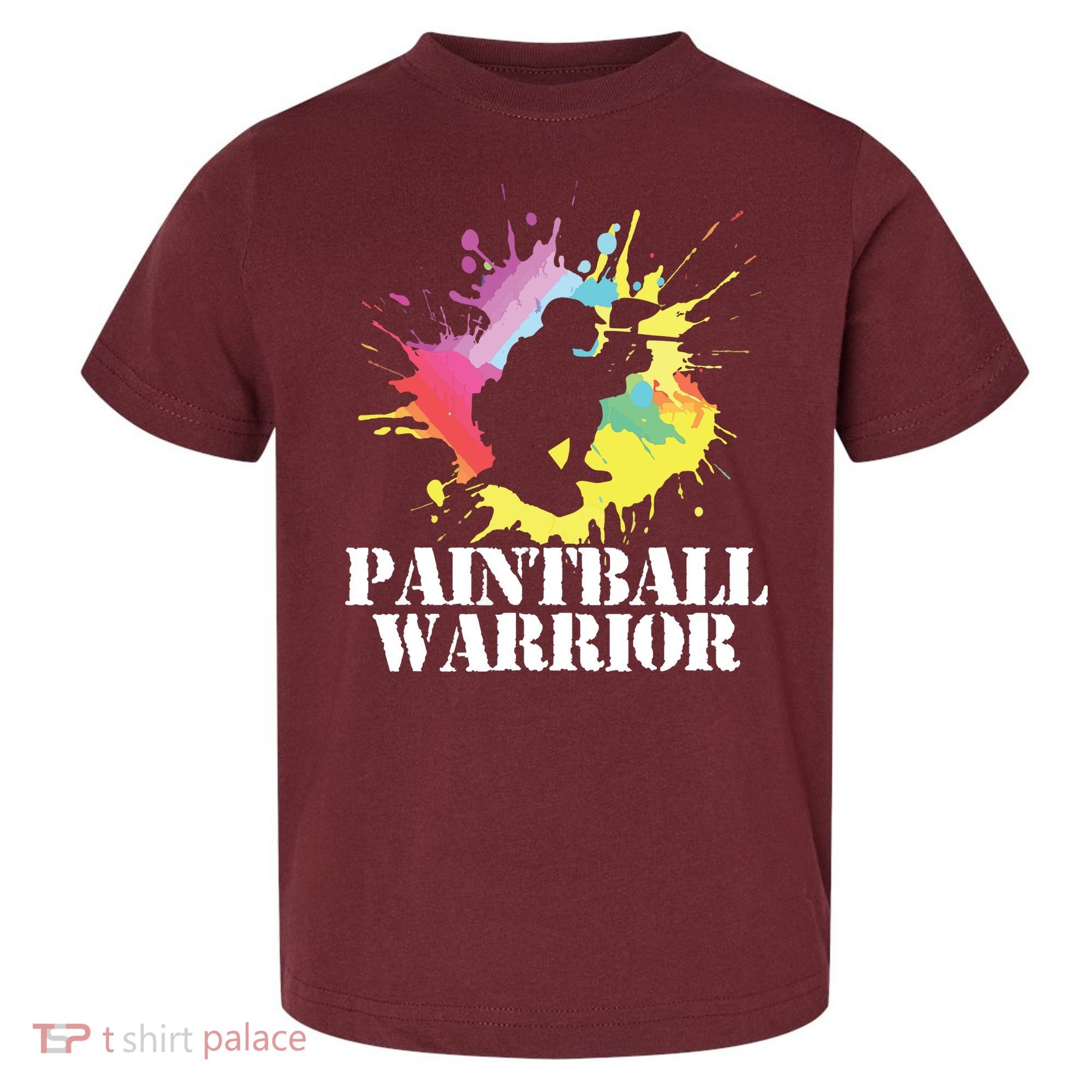 Paintball Warrior Paintball Player Birthday Party Toddler T-Shirt