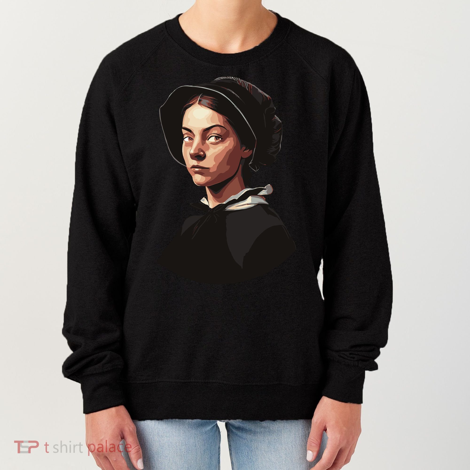 Pilgrim Woman Painting Women's Sweatshirt
