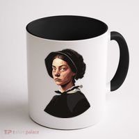 Pilgrim Woman Painting Coffee Mug thumb 1