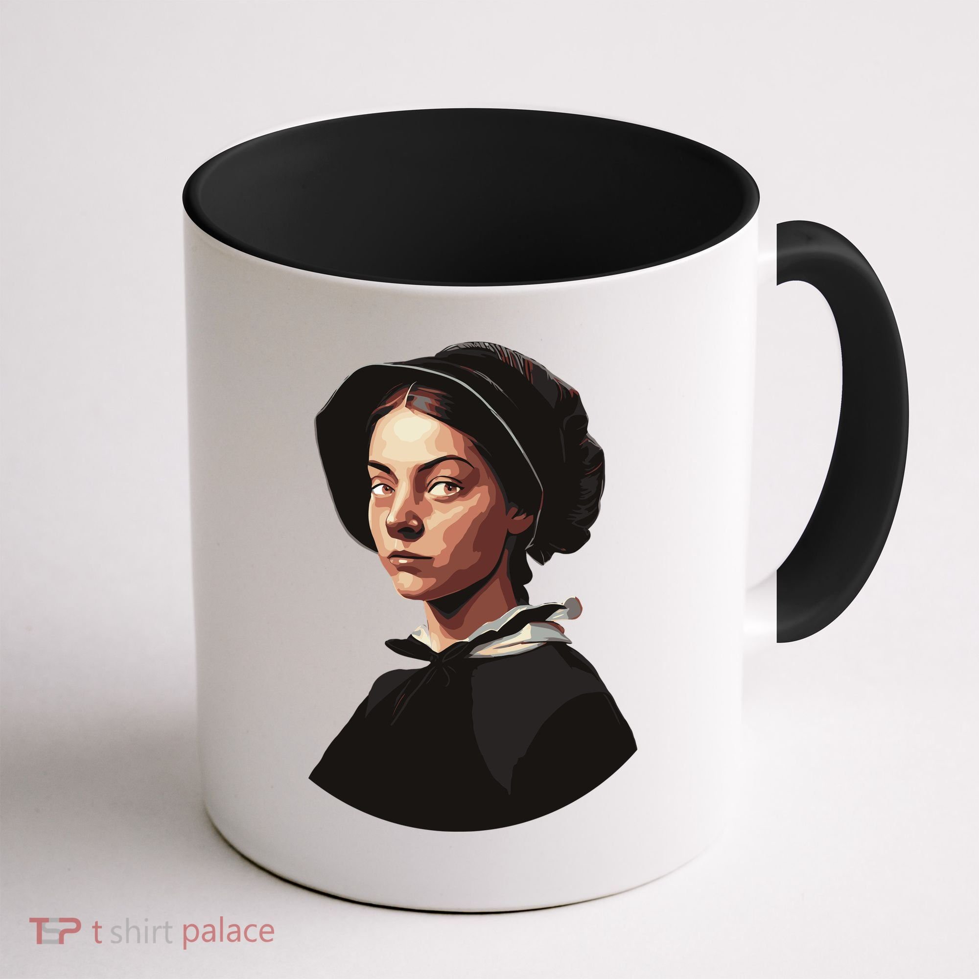Pilgrim Woman Painting Coffee Mug