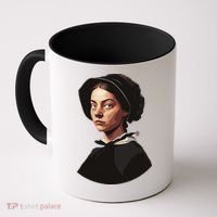 Pilgrim Woman Painting Coffee Mug thumb 0
