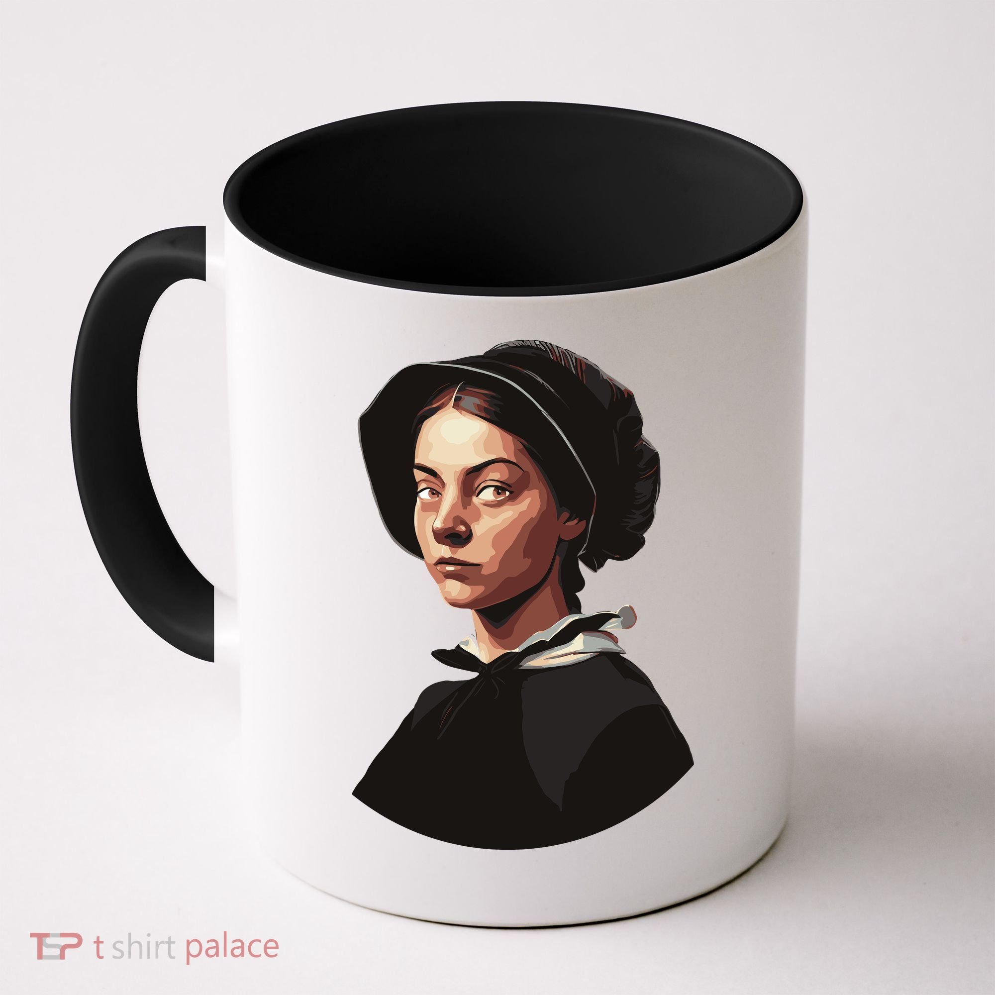 Pilgrim Woman Painting Coffee Mug