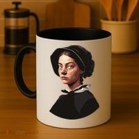 Pilgrim Woman Painting Coffee Mug thumb 4