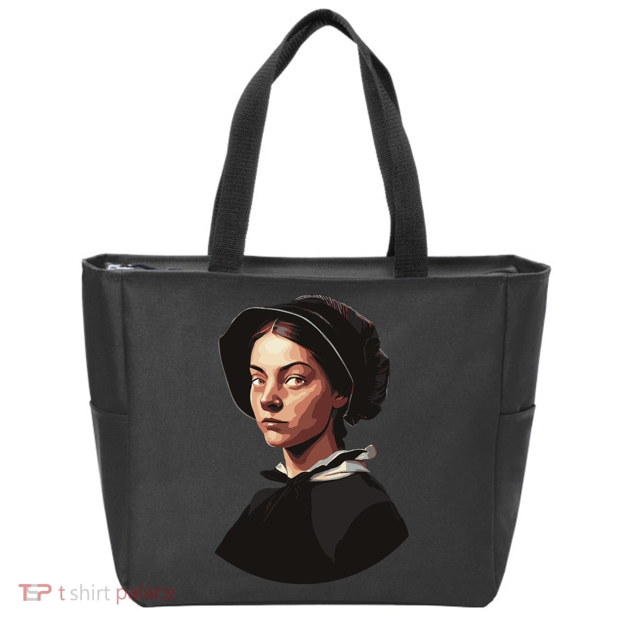 Pilgrim Woman Painting Tote Bag