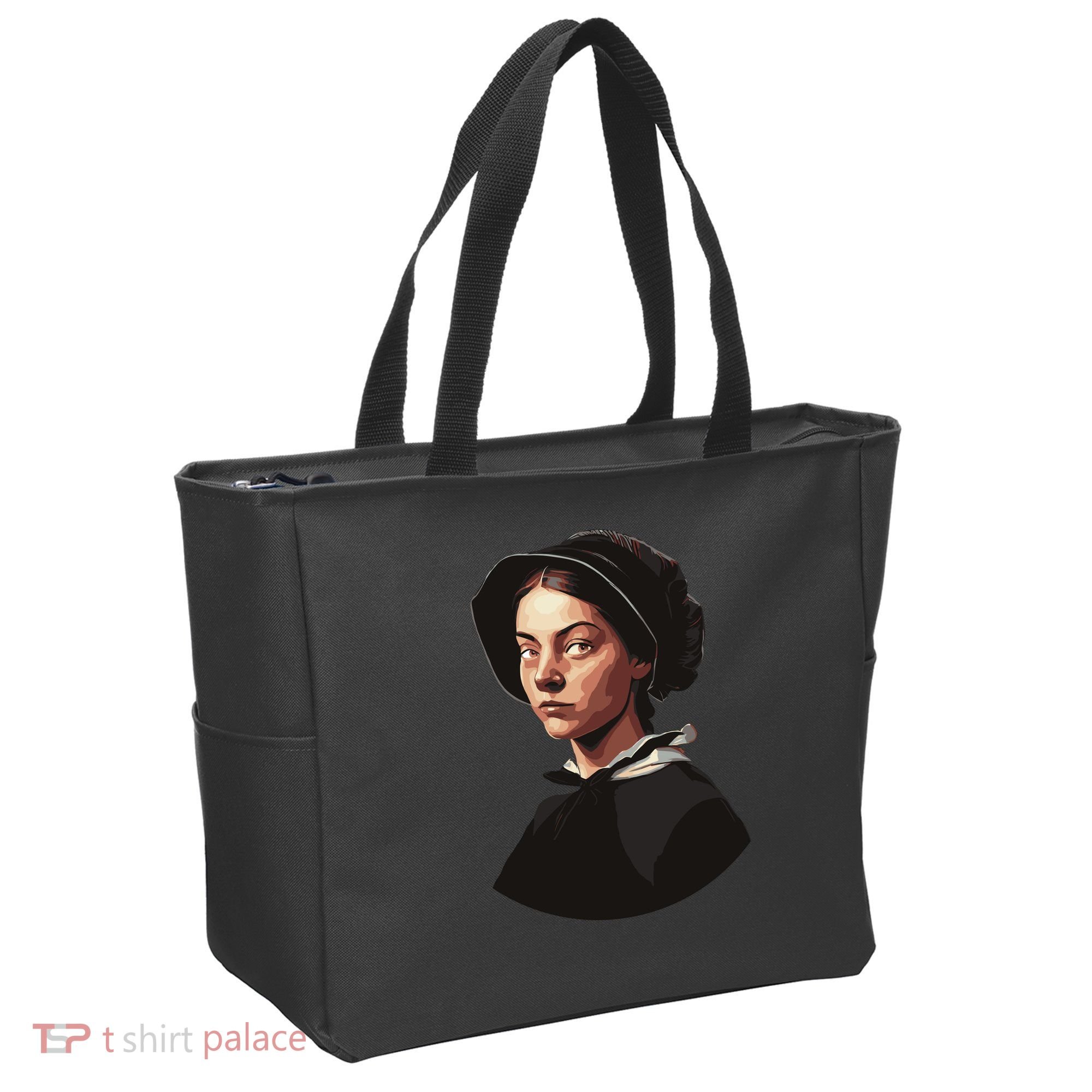 Pilgrim Woman Painting Tote Bag