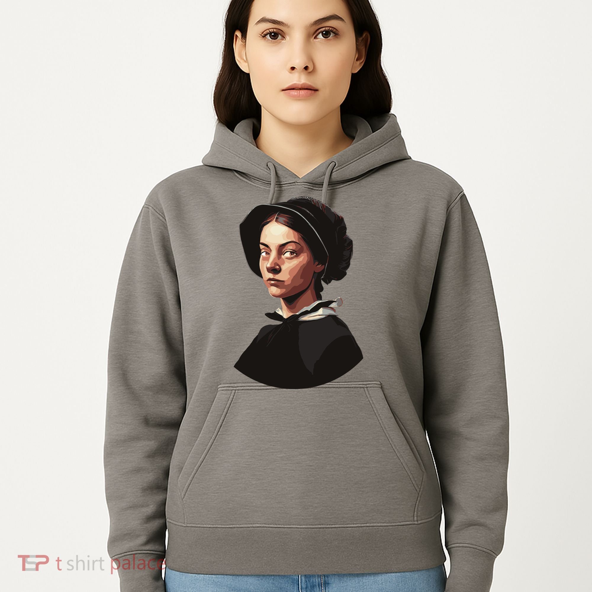 Pilgrim Woman Painting Hoodie