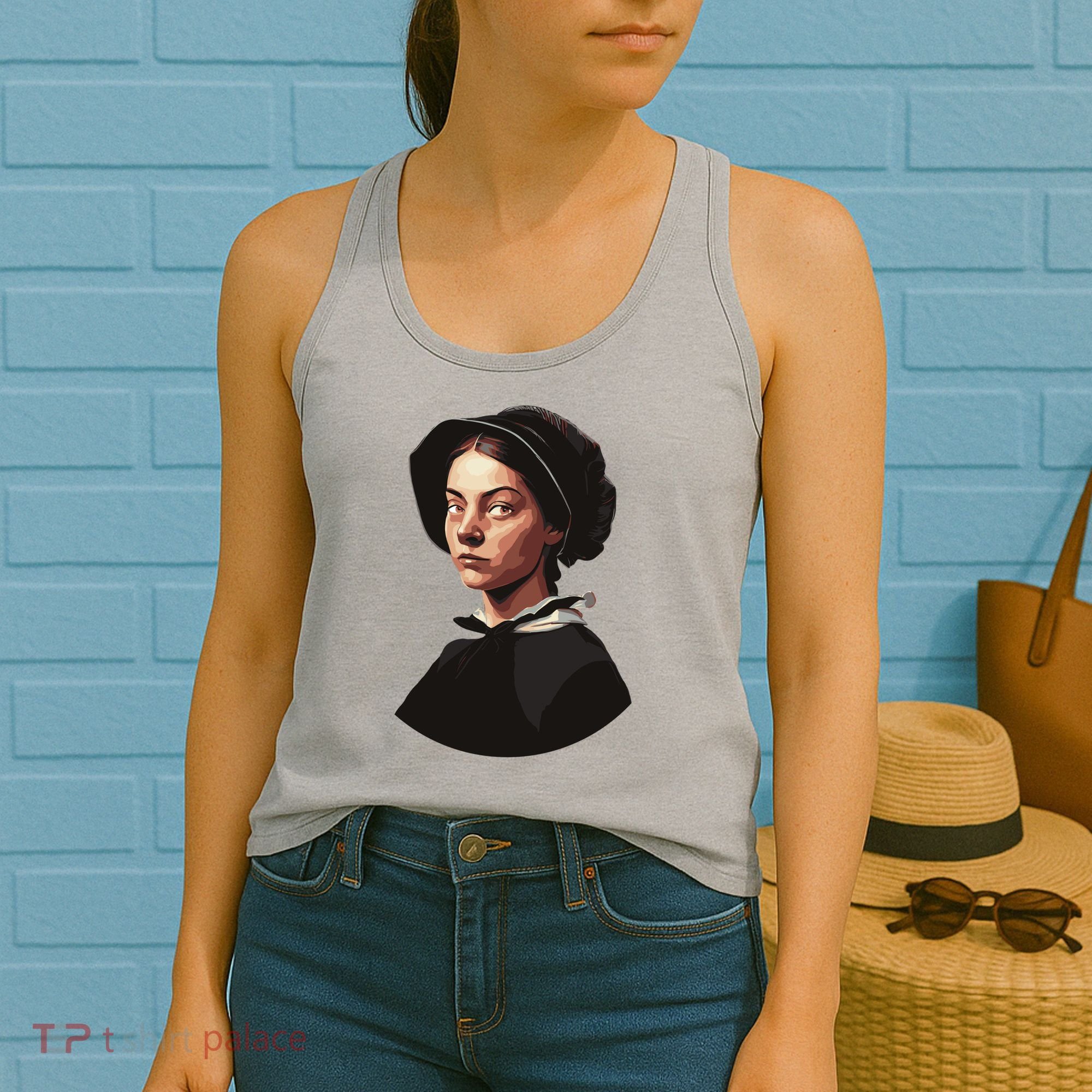 Pilgrim Woman Painting Women's Tank Top