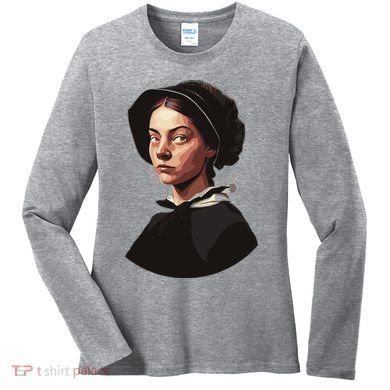 Pilgrim Woman Painting Women's Long Sleeve Shirt