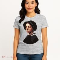 Pilgrim Woman Painting Women's T-Shirt thumb 4