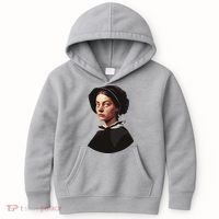 Pilgrim Woman Painting Kids Hoodie thumb 0