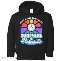 Pickleball Wo Pickleball Pickleball Lover Toddler Hoodie thumb 0