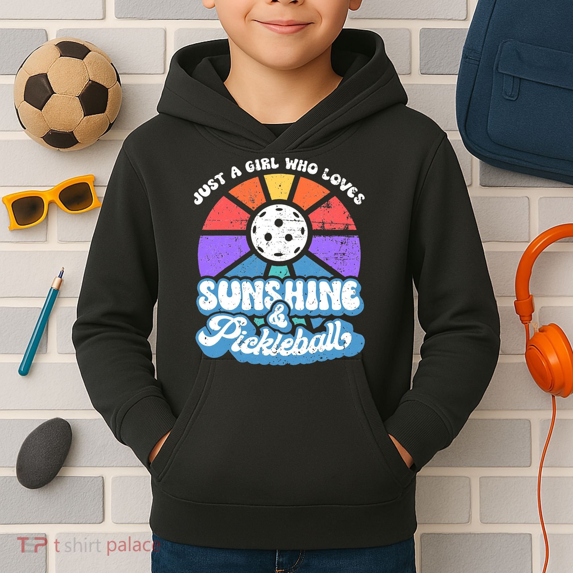 Pickleball Wo Pickleball Pickleball Lover Kids Hoodie