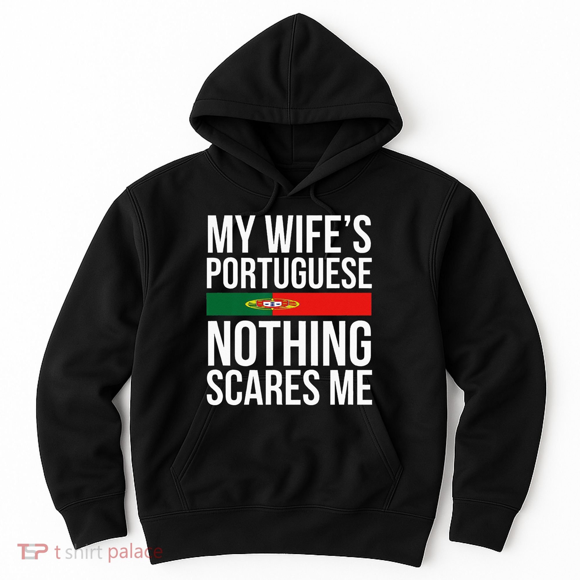 Portuguese Wife Portugal Husband Anniversary Wedding Gift Hoodie