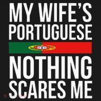 Portuguese Wife Portugal Husband Anniversary Wedding Gift Hoodie thumb 2