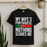 Portuguese Wife Portugal Husband Anniversary Wedding Gift T-Shirt thumb 2