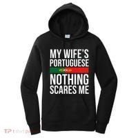 Portuguese Wife Portugal Husband Anniversary Wedding Gift Women's Hoodie thumb 0