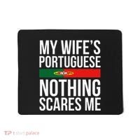 Portuguese Wife Portugal Husband Anniversary Wedding Gift Mousepad thumb 0