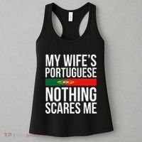Portuguese Wife Portugal Husband Anniversary Wedding Gift Women's Tank Top thumb 3