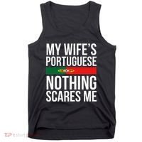 Portuguese Wife Portugal Husband Anniversary Wedding Gift Tank Top thumb 0